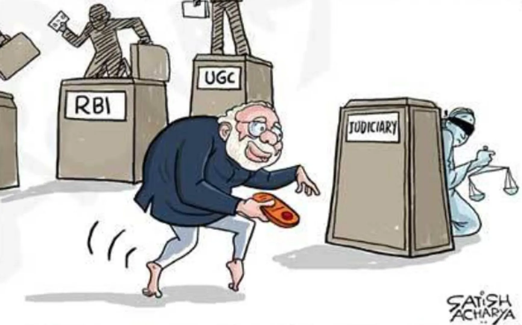 narendra modi cartoon